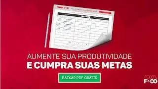 Folha da Produtividade Extraordinária - Como Ser Produtivo (GRÁTIS)