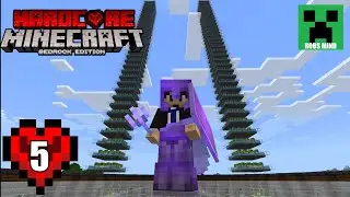 Minecraft Bedrock Hardcore (#5)- OVERPOWERED Cactus Farm