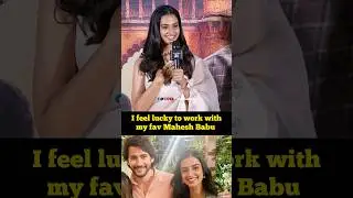 Meenakshi Chaudhary about Super star Mahesh Babu | Lucky Baskhar Trailer launch | Dulquer Salmaan