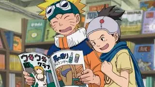 Naruto took Konohamaru to peek at 18+ magazines to practice Sexy no Jutsu