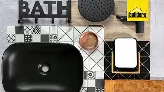 Mix geometrics with warm wooden textures!