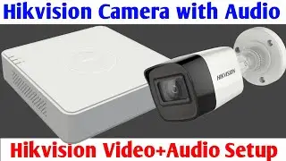 Hikvision Best Inbulit mic camera full setup with Dvr