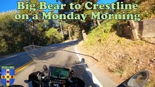 Big Bear to Crestline on a Monday Morning