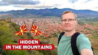 €15 ROOM + Walking to an EPIC Hilltop Fortress in NORTH MACEDONIA (Markovi Kuli) 🇲🇰