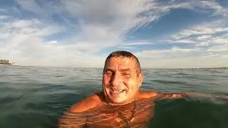 #Анапа. Сегодня 15.07.2024.Чёрное море.Пляж «Центральный» Утро 6.30 Воздух 23 Море 23 Купание