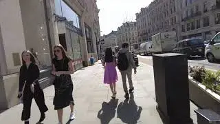 LONDON HOTTEST DAY OF THE YEAR   30032021 OXFORD STREET TO SOUTH KENSINGTON