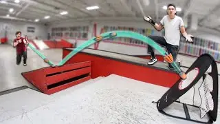 Mini Bow Trick Shots!