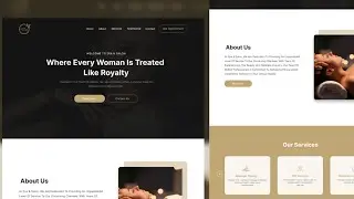 Designing a Stylish Saloon Website in Figma | Figma Tutorial & Website Design