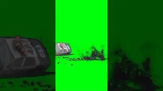 green screen accident animation video