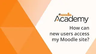 How can new users access my Moodle site?