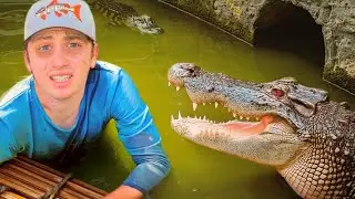 I Survived 24 Hours in an Alligator Infested Sewer!