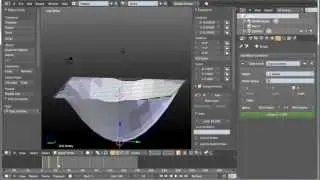 Blender 3D animation : How to animate a simple trampoline / HD