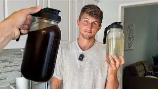 Easiest Way To Make Cold Brew Coffee At Home (Super Strong)