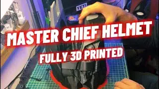 Master Chief 3D printed helmet | (Support removal)