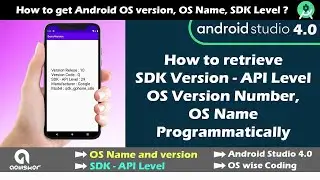 How To Check The API Level Of Your Android SmartPhone (2021)