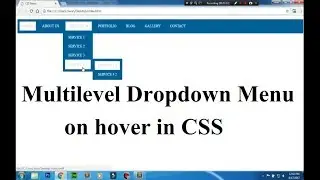 CSS Tutorial On Multilevel Dropdown Menu - A Complete Guide