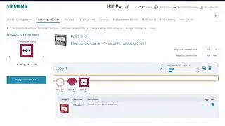 Fire System Builder by Siemens – How to create a loop?