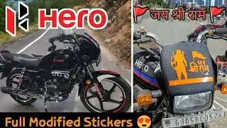 Hero Splendor Best Modified Stickers 😍😍 In Just 500rs @manishpainteryt