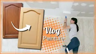 👷‍♀️ VLOG travaux déco #8 Ponçage et peinture