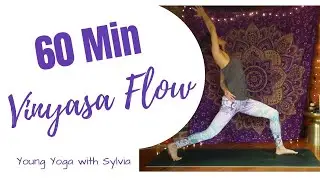 60 Minute Vinyasa Flow For All Levels | Young Yoga with Sylvia