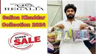 Salina  Digital Printed Khaddar Collection 2024 | Regalia Textile| 3pc Unstitched Khaddar Collection