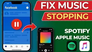 FIX Spotify Stops Playing When You Open Facebook on iPhone | Music Stops When Switching to Facebook
