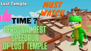 Personal best speedrun of LOST TEMPLE | Creepy Crafts.