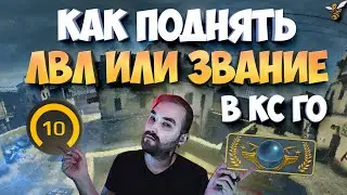 Как поднять ЛВЛ или ЗВАНИЕ в КС ГО? Апнуть глобала и 10 уровень фейсита быстро - Гайд