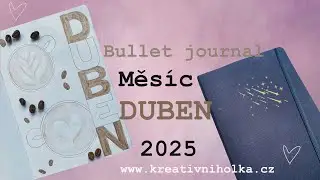 Duben, 2025, bullet journal, diář, káva