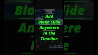 How to add solid color using InShot | Blank/Black Slide | #shorts #inshot #videoediting