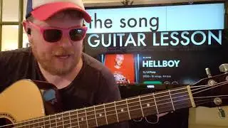 How To Play the song they played (when I crashed into the wall) Lil Peep // easy guitar tutorial