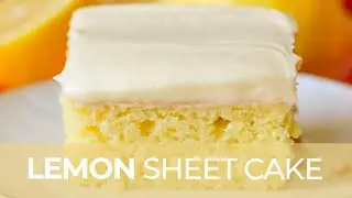 Delicious Lemon Sheet Cake