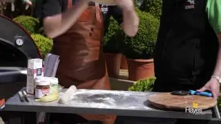 Nutella & Banana Calzone cooked on the Alfa wood fired oven