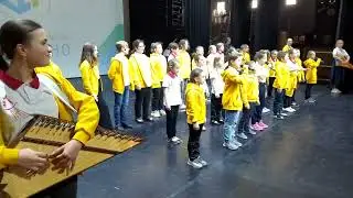 "Подъезжали мы под село" Репетиция отчётного концерта.