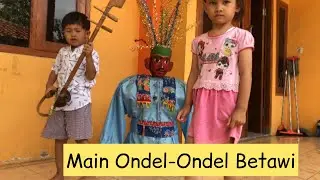Ajak Main Ondel-ondel betawi diluar rumah #ondelondelbetawi