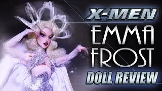 Review my EMMA FROST 3D PRINTED DOLL!  🤍 💎 ✨