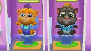 My Talking Tom Friends (iOS,Android) Gameplay Walkthrough (Outfit7) - Potty Episode