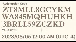 [EXPIRED] Special Program Codes 4.0 (Genshin Impact)