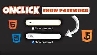 On Click Show Password Using Javascript