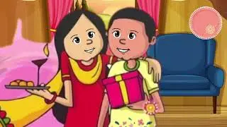RAKSHA BANDHAN SONG | HAPPY RAKSHA BANDHAN | HINDI FESTIVAL SONG I HINDI RHYME NURSERY| LET'S TUBE |