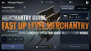 Black Desert Mobile - Tips Cara Cepat Menaikan Level Merchantry