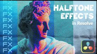 Advanced Halftone & Print Effects for DaVinci Resolve | SuperPrintFX Fuse Plugin