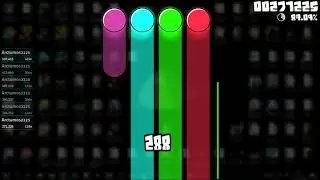 Trying out Friday Night Funkin Circles in Osu (Mania) upscroll