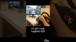 F1 2011 with Logitech G29 G923