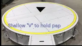 Turn table and motorized pull dolly tracks