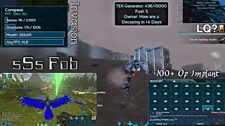 【Ark Mobile】•My Last Invasion Of Official Easy PvP Server...