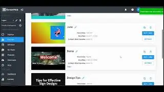 ScreenHub - Playlist