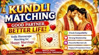 Kundli Matching - Horoscope Matching! Good Partner - Better Life Happy Marriage -Gun Milan @Jothishi