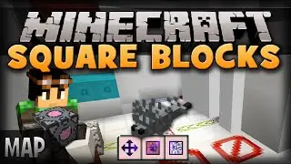 Minecraft: Puzzles! Silverfish-Bots, Crawling & MORE! | Square Blocks [Ep.1 of 2] - Map