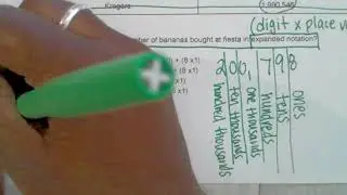 Expanded Notation Multiple Choice